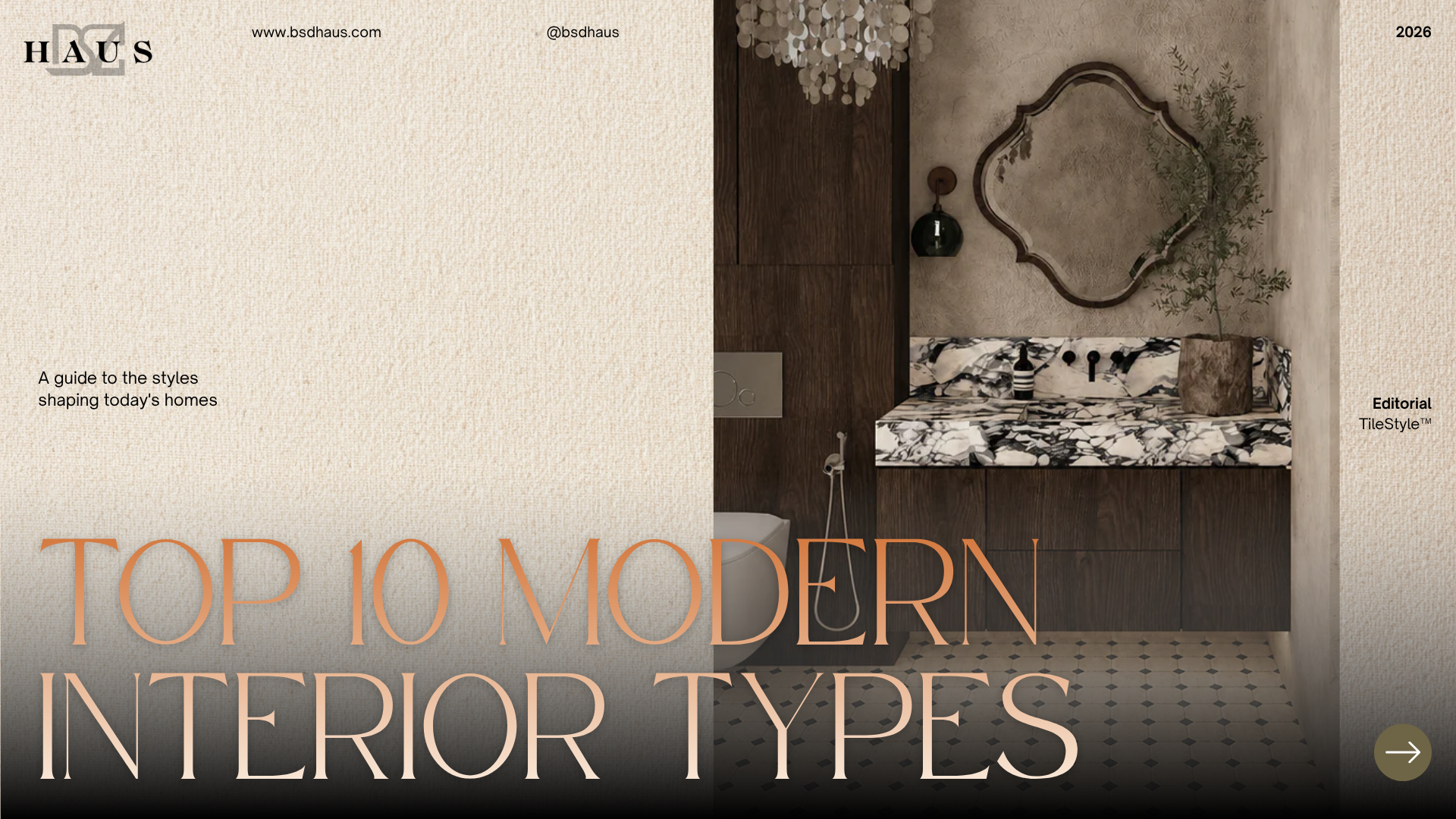 Top 10 Modern Interior Types