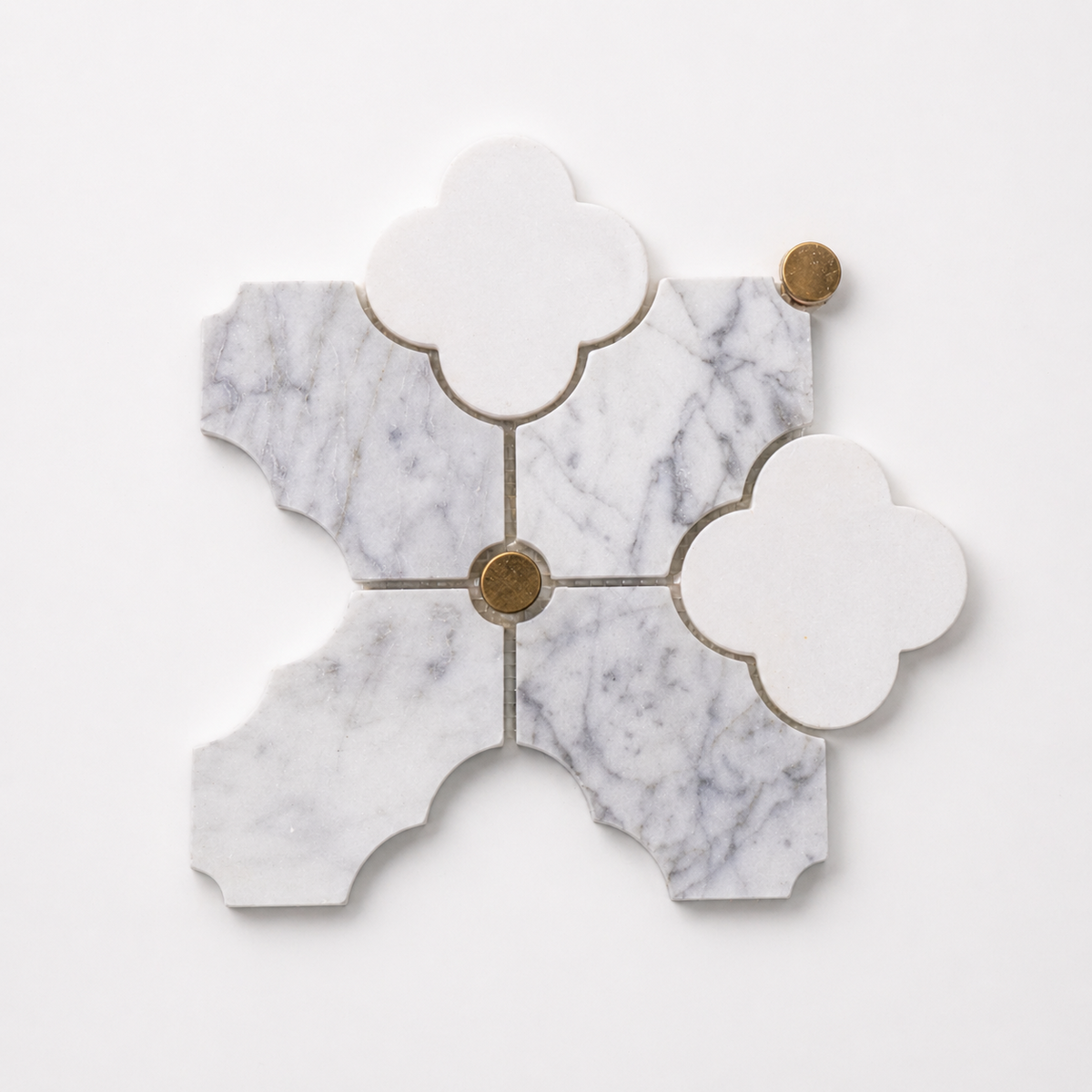Glaciale Fluer Marble Mosaic by HAUS