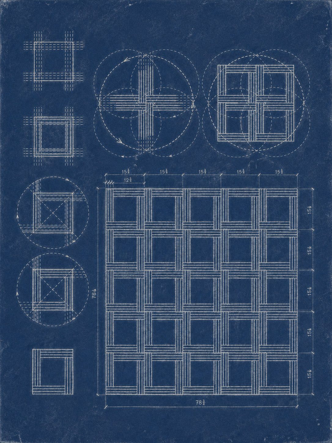 Imperiale design perspective blueprint - imperial marble geometry
