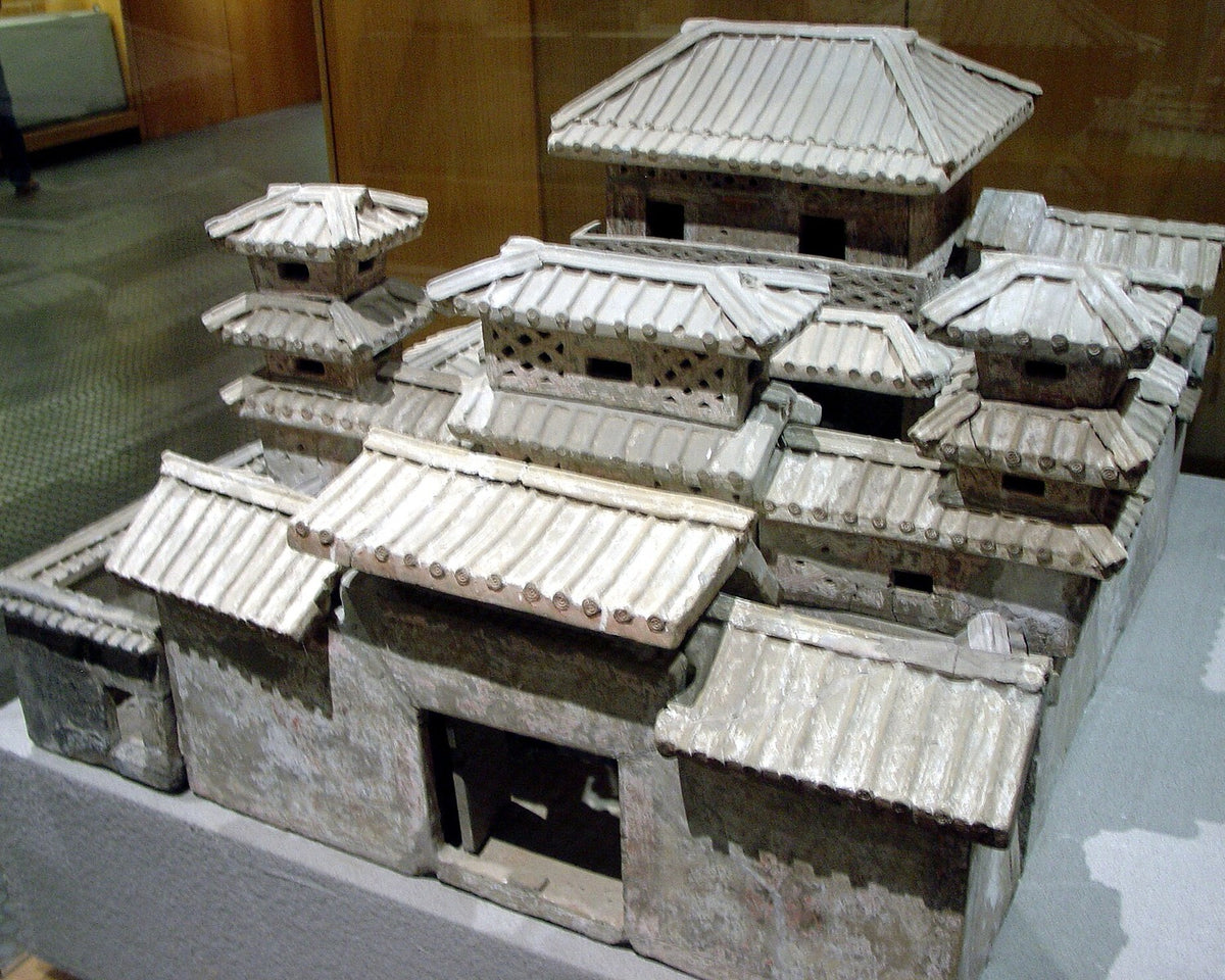 Han dynasty ceramic mansion model