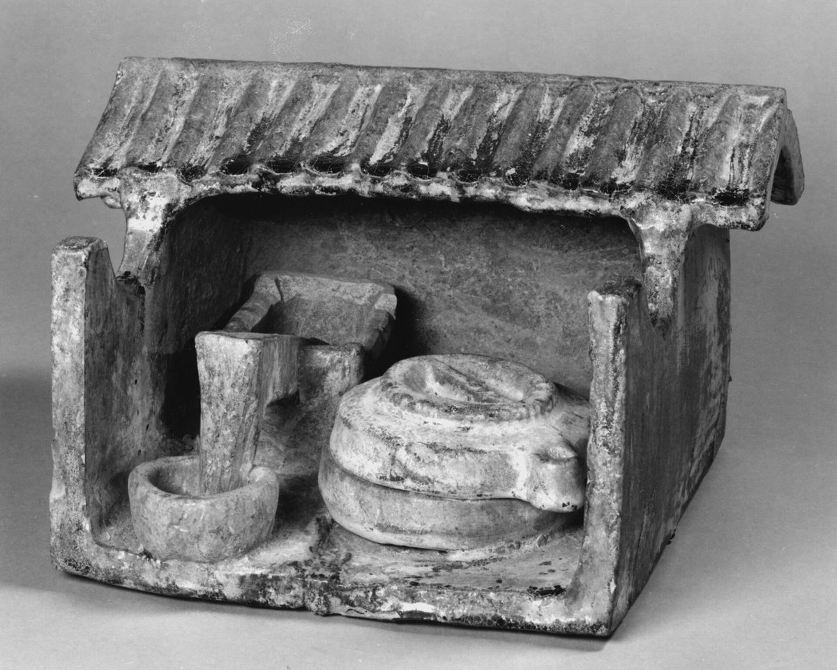 Eastern Han ceramic mill architectural model