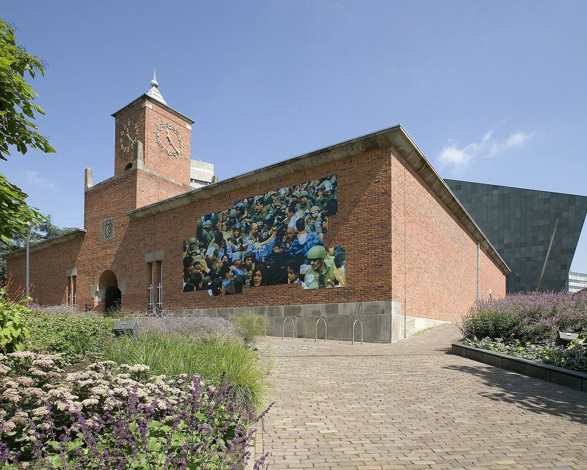 Historic front facade of the 1936 Van Abbemuseum building
