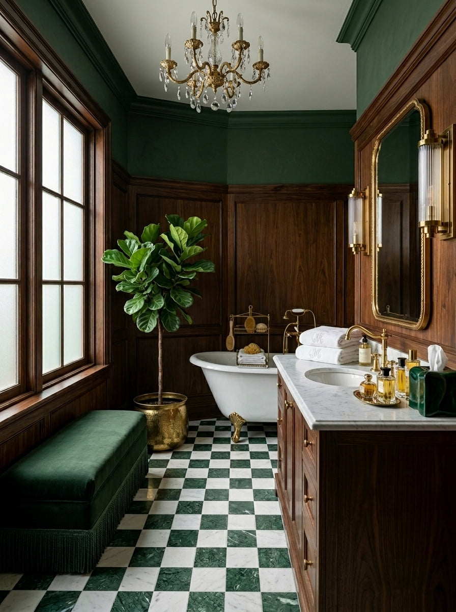 Milanezze marble mosaic installation render