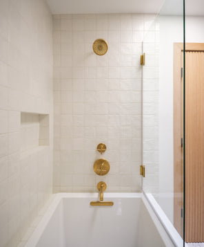 Pearl 5x5 ceramic tile installation